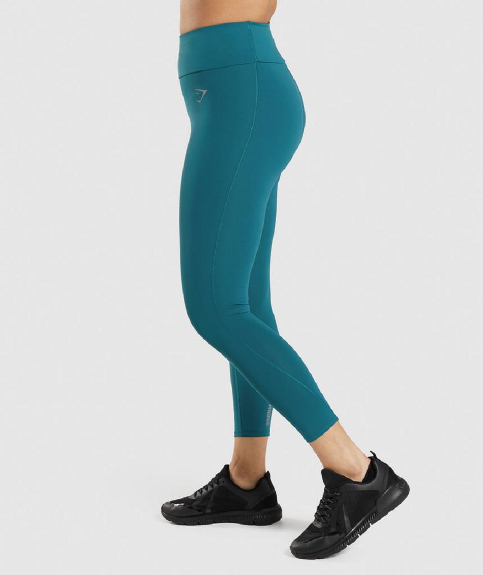 Leggins Gymshark Speed Mujer Turquesa | MX_4757SGL