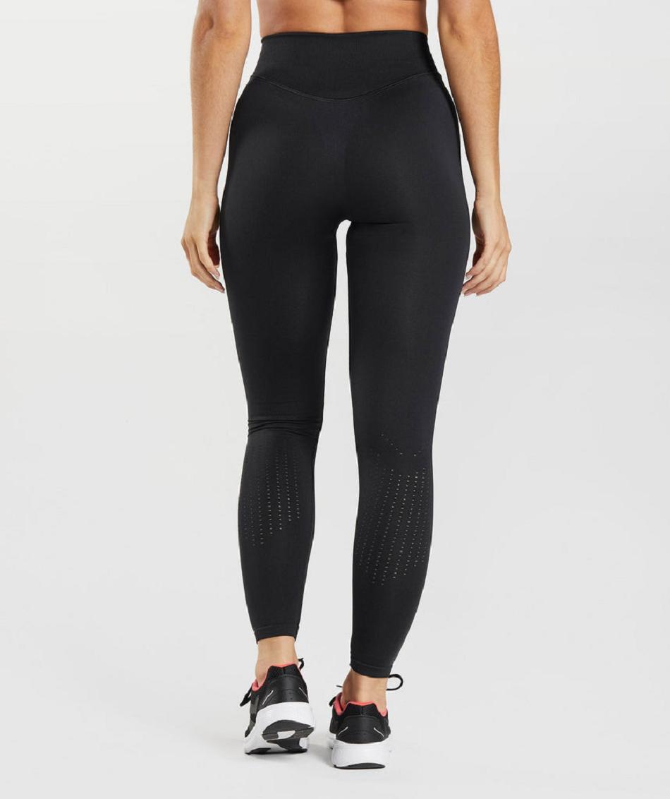 Leggins Gymshark Sweat Seamless Sculpt Mujer Negros | MX_4714XYU