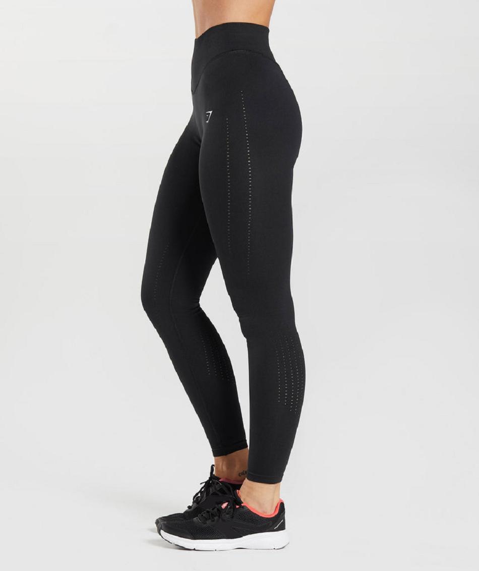 Leggins Gymshark Sweat Seamless Sculpt Mujer Negros | MX_4714XYU