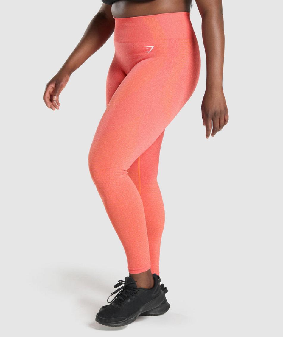 Leggins Gymshark Vital Seamless 2.0 Mujer Naranjas | MX_4717BEX