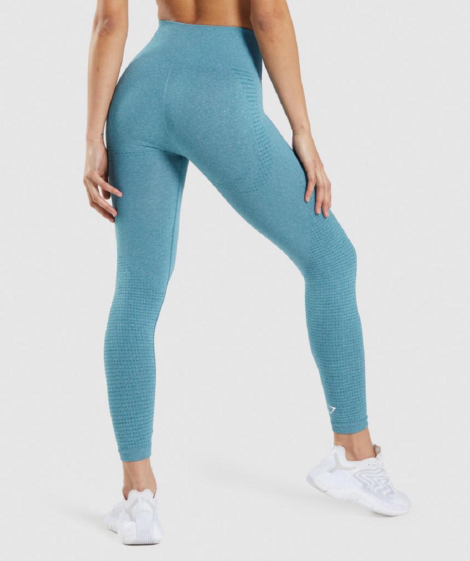 Leggins Gymshark Vital Seamless 2.0 Mujer Turquesa | MX_4784FDN