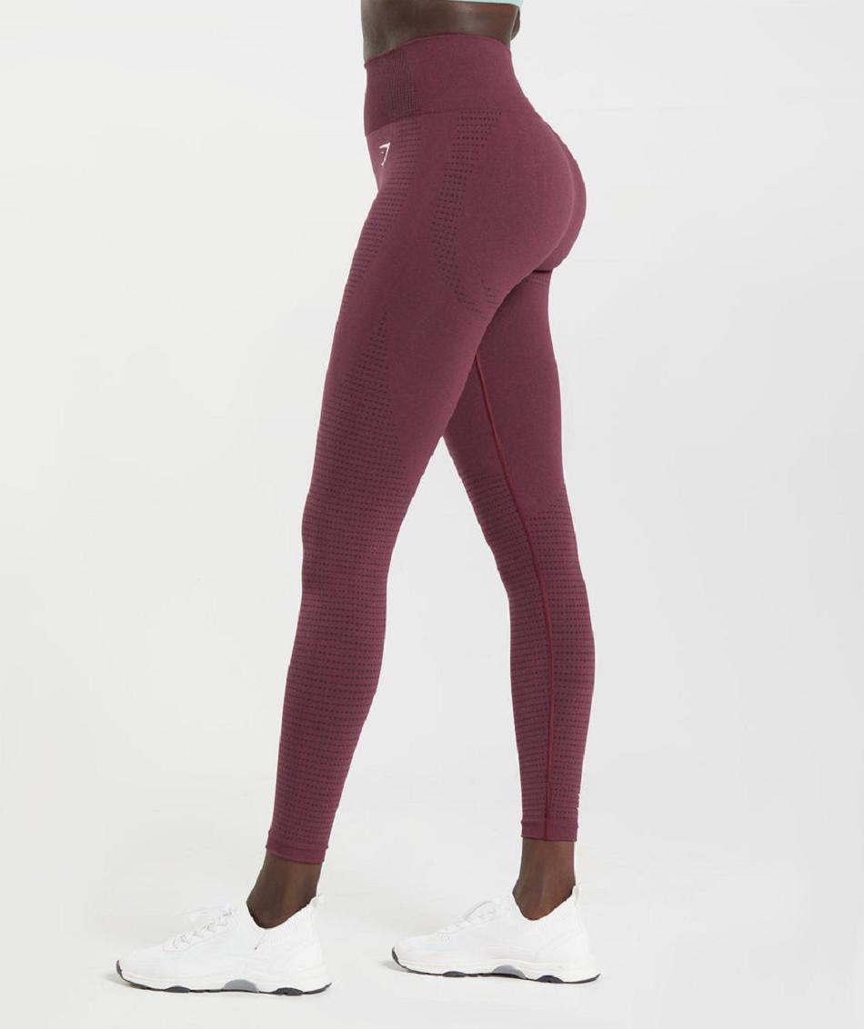 Leggins Gymshark Vital Seamless 2.0 Mujer Vino | MX_4828GSO