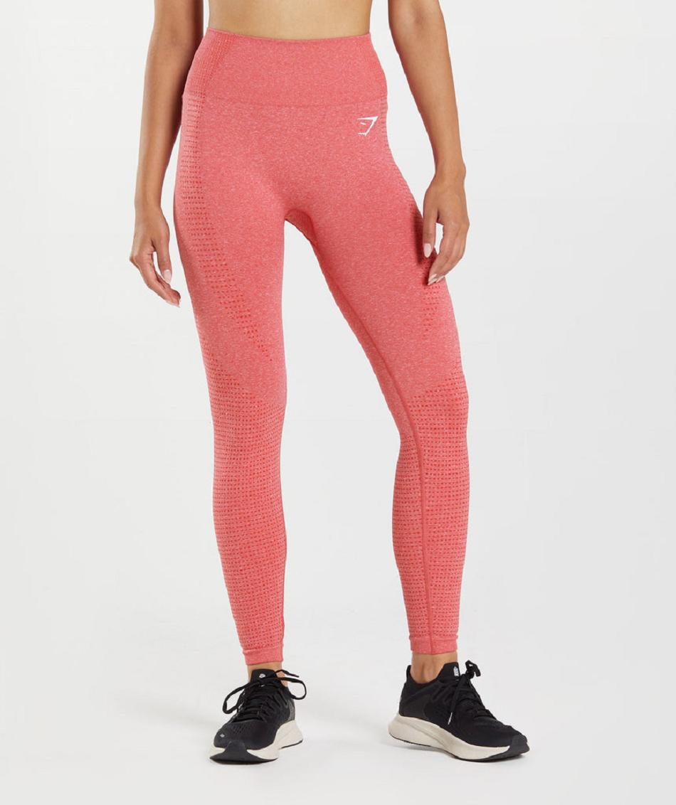 Leggins Gymshark Vital Seamless 2.0 Mujer Rojos | MX_4829HAP