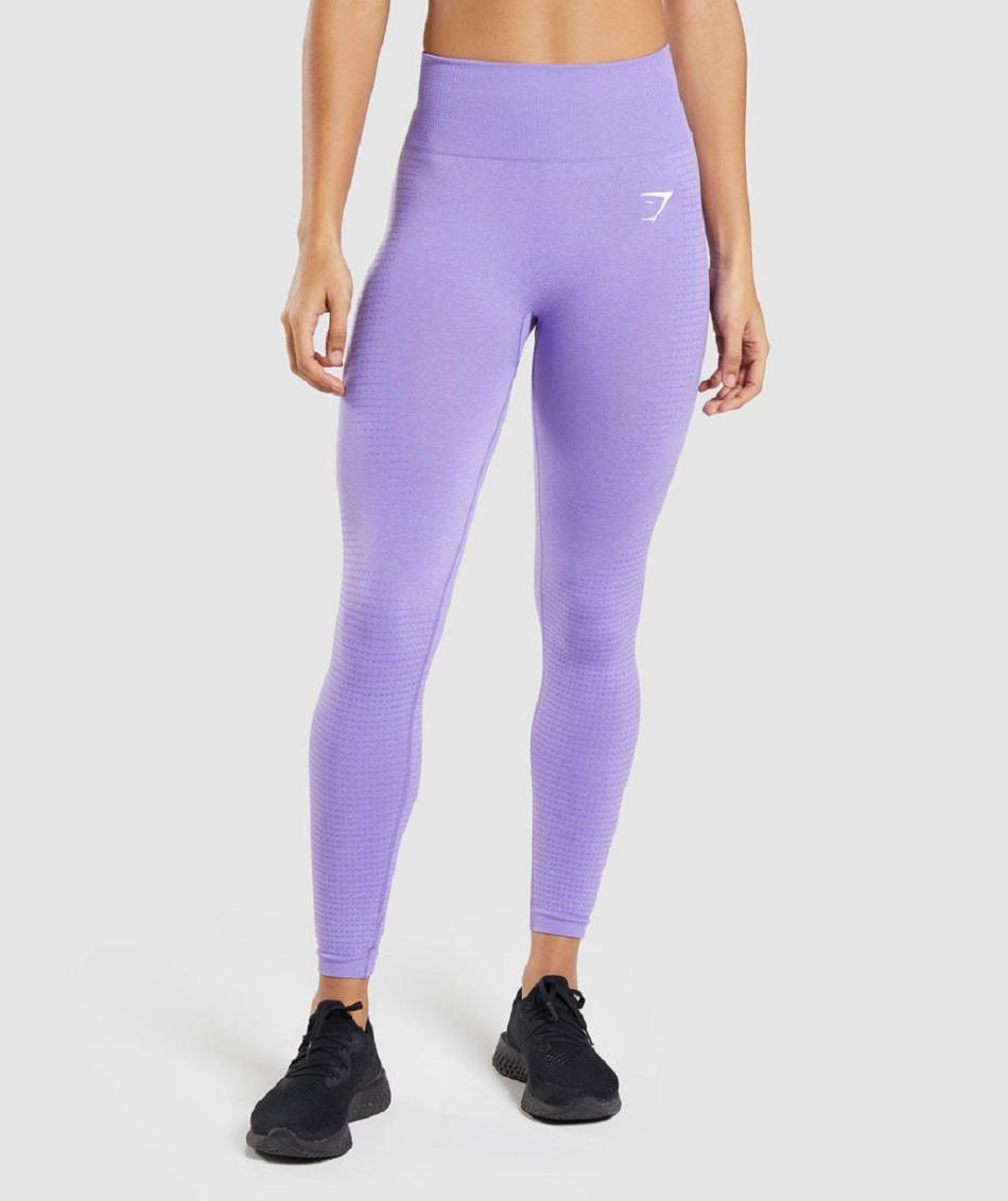 Leggins Gymshark Vital Seamless 2.0 Mujer Morados Claro | MX_4840ZUT