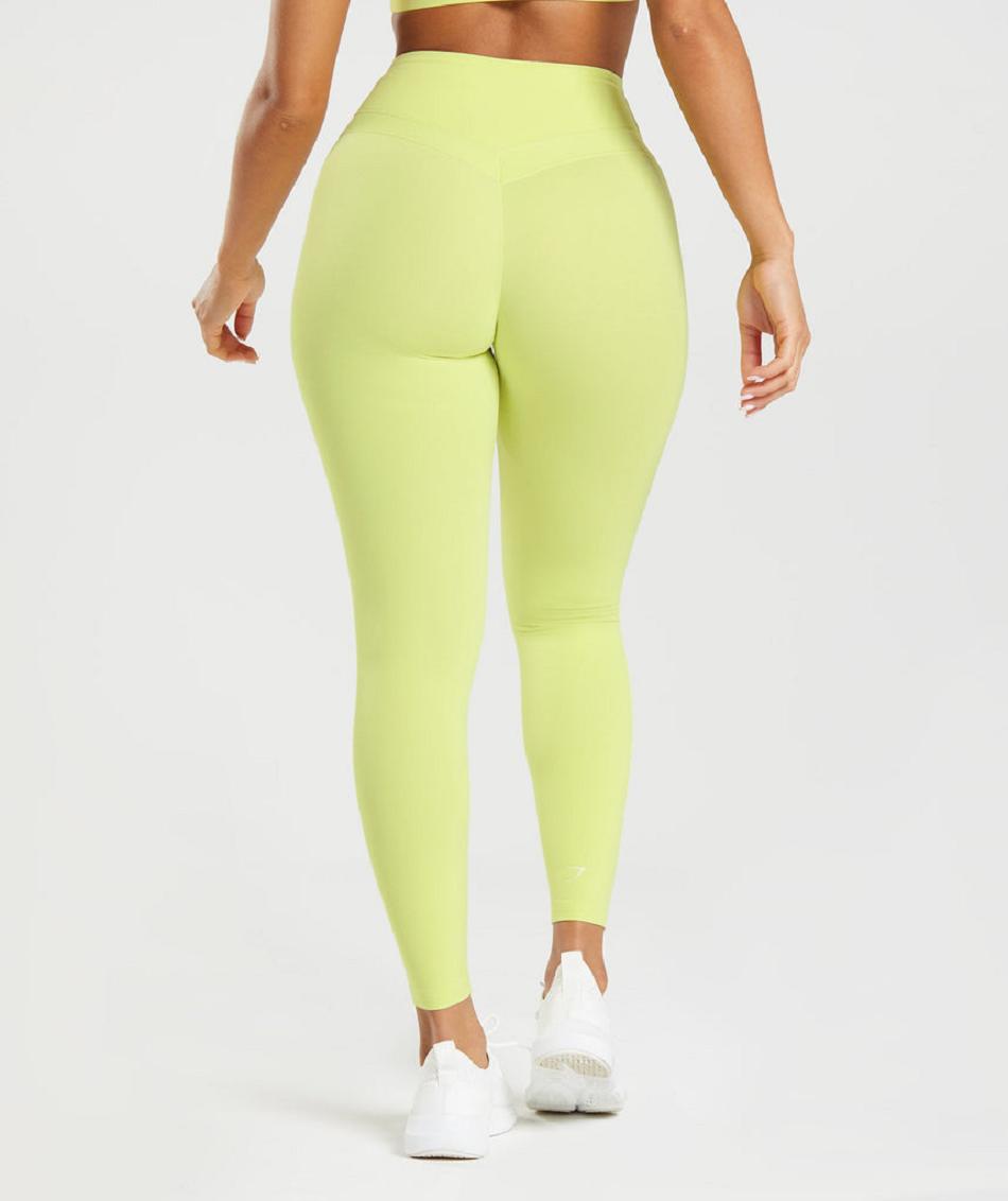 Leggins Gymshark Whitney High Rise Mujer Verdes | MX_4751UZG