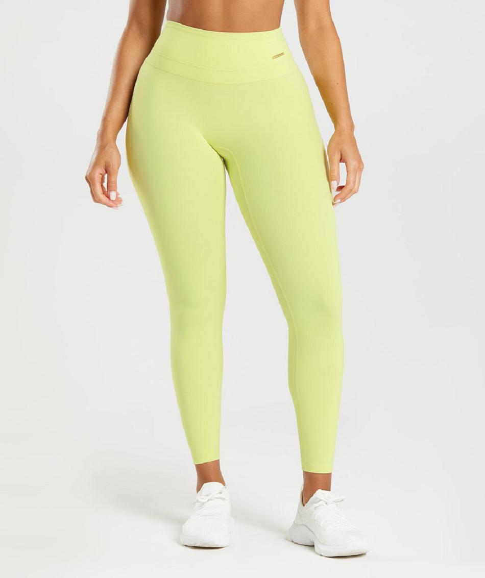 Leggins Gymshark Whitney High Rise Mujer Verdes | MX_4751UZG