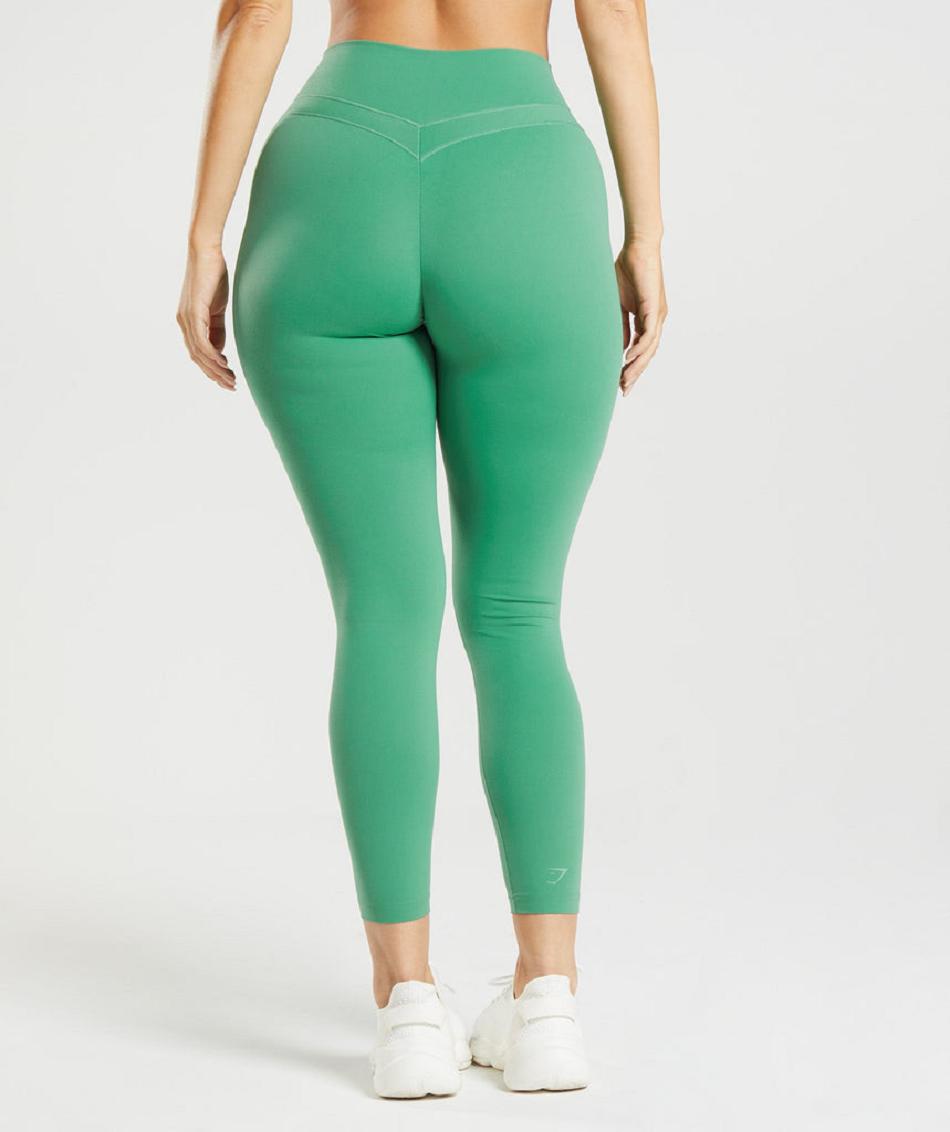 Leggins Gymshark Whitney High Rise Mujer Verdes | MX_4811HAP