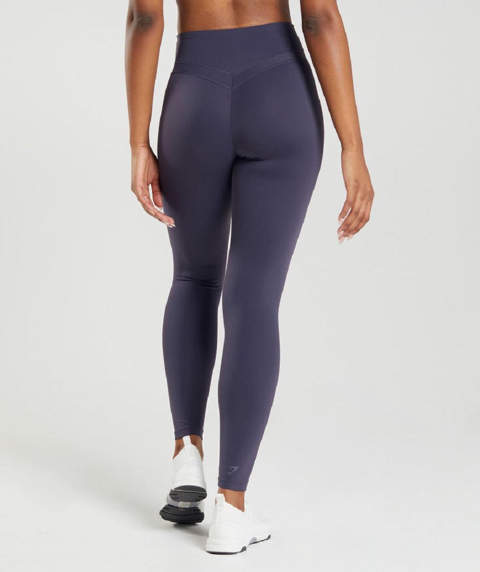 Leggins Gymshark Whitney High Rise Mujer Azules Azul Marino | MX_4820NWY