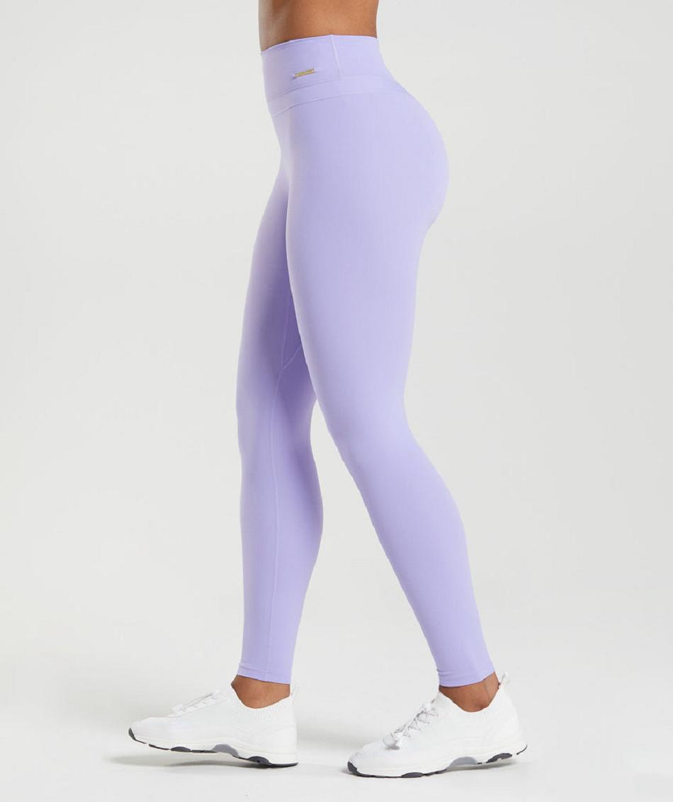 Leggins Gymshark Whitney High Rise Mujer Morados | MX_4821MQZ