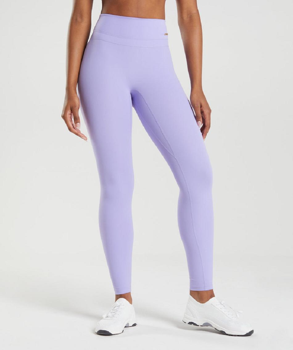 Leggins Gymshark Whitney High Rise Mujer Morados | MX_4821MQZ