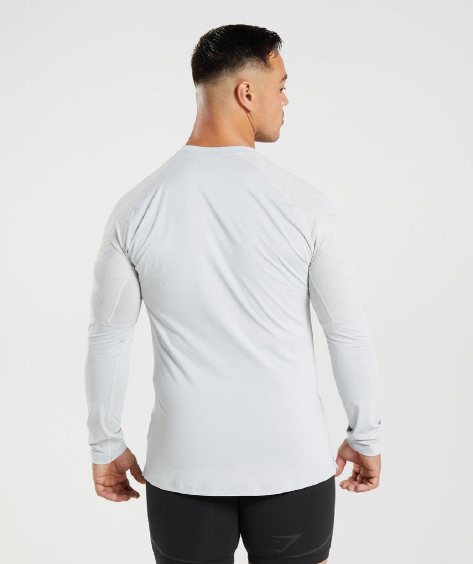 Long Sleeve Gymshark 315 Hombre Grises Claro | MX_3371TCE