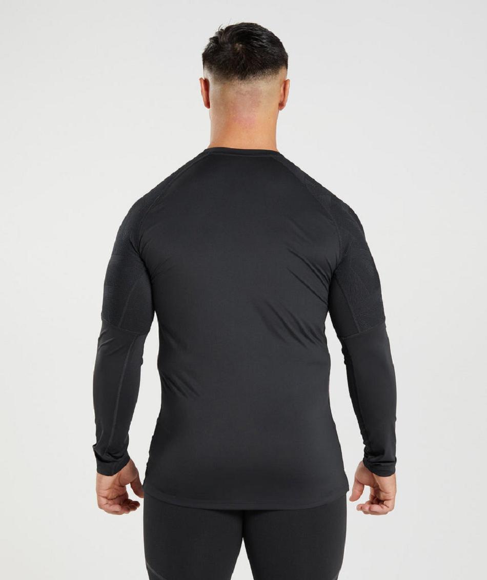 Long Sleeve Gymshark 315 Hombre Negros | MX_3366MQZ