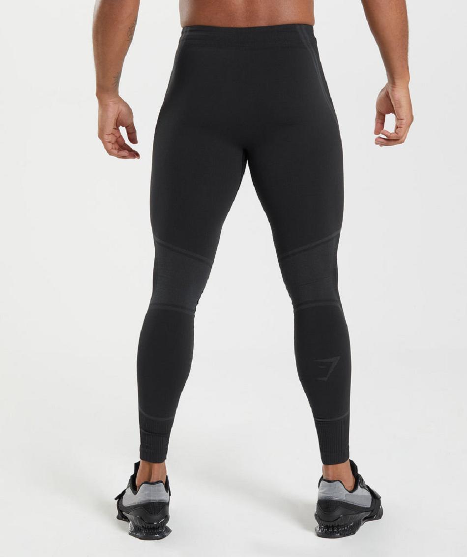 Mallas Gymshark 315 Seamless Hombre Negros Grises | MX_2924WNB