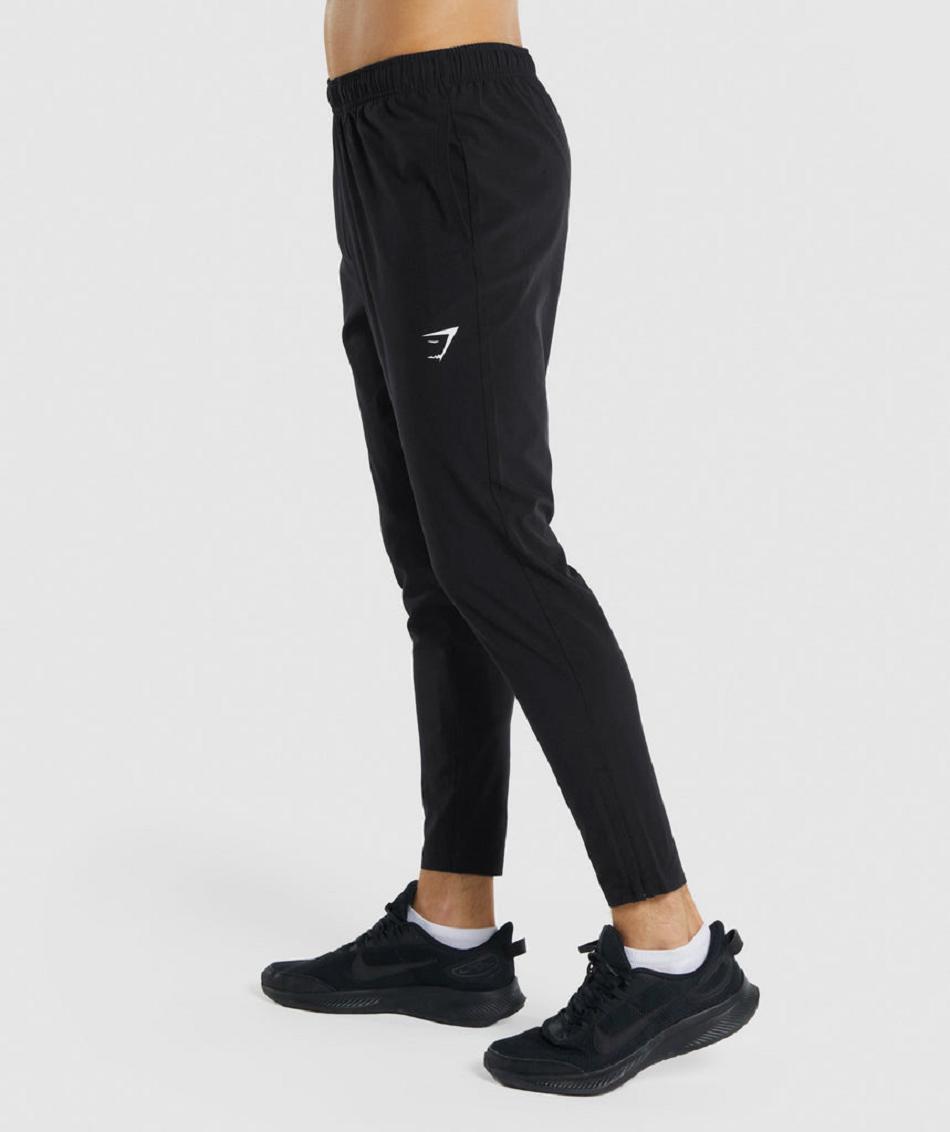 Pantalones Jogger Gymshark Arrival Woven Hombre Negros | MX_3729BEX