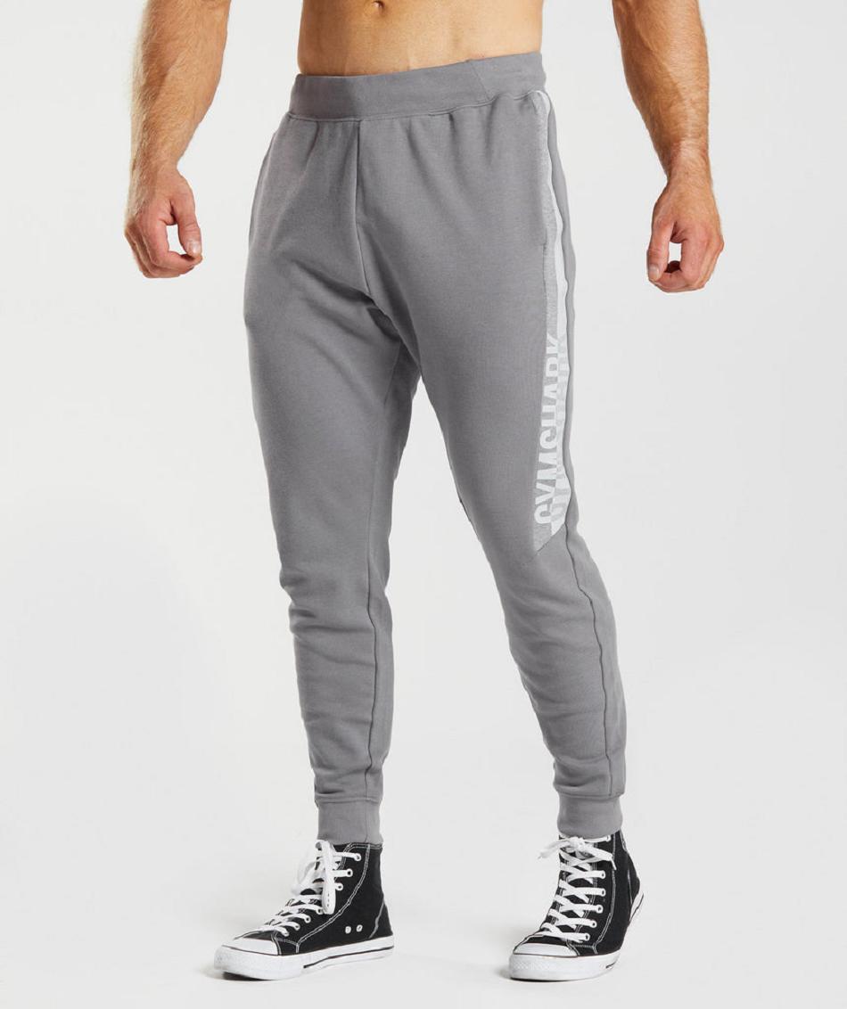 Pantalones Jogger Gymshark Bold React Hombre Grises | MX_3685FDN