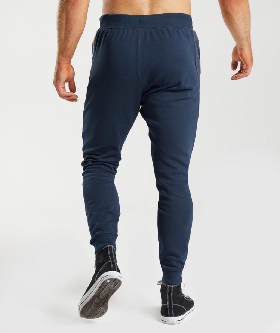 Pantalones Jogger Gymshark Bold React Hombre Azul Marino | MX_3686GSO