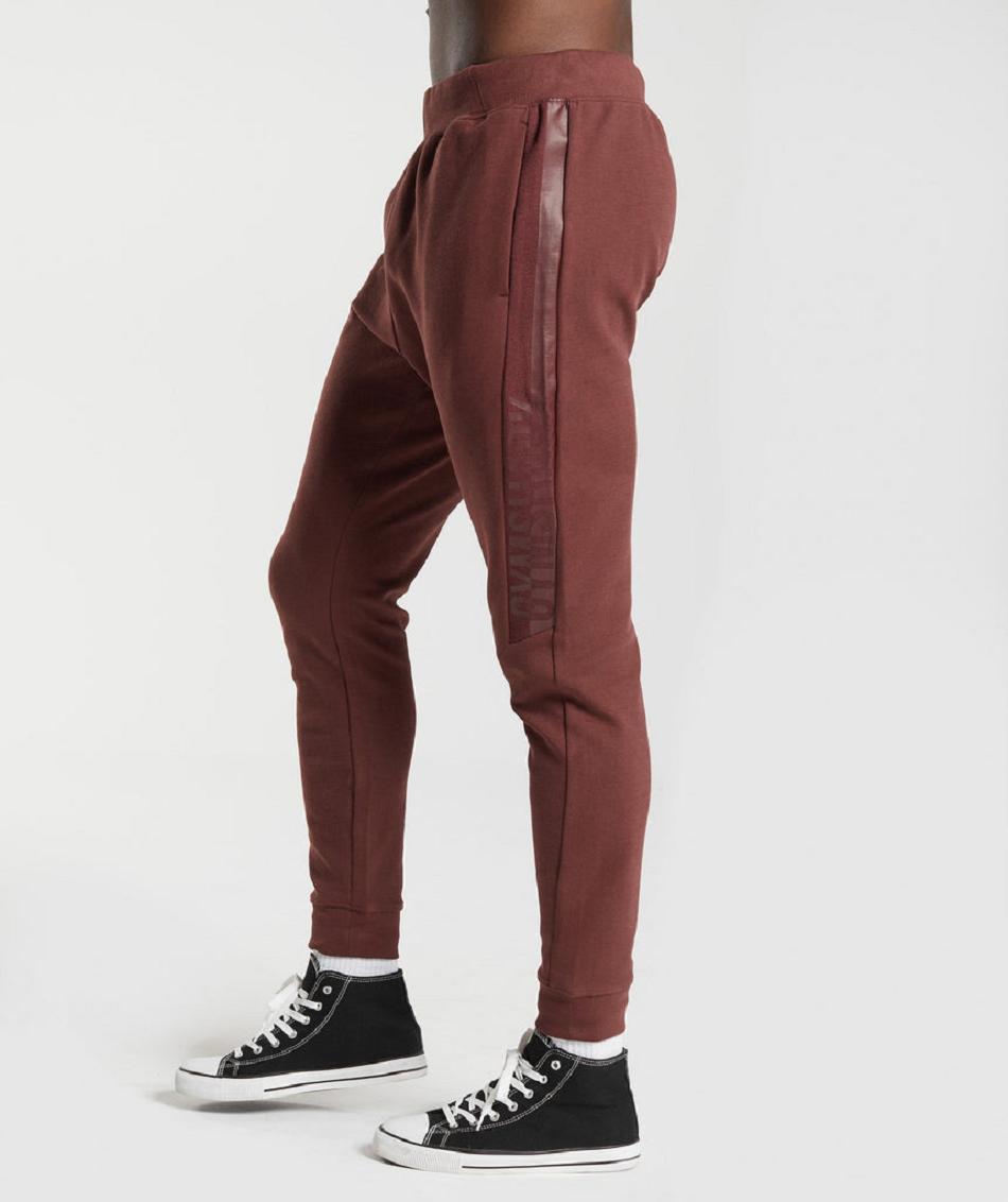 Pantalones Jogger Gymshark Bold React Hombre Rosas Marrom | MX_3688JPQ