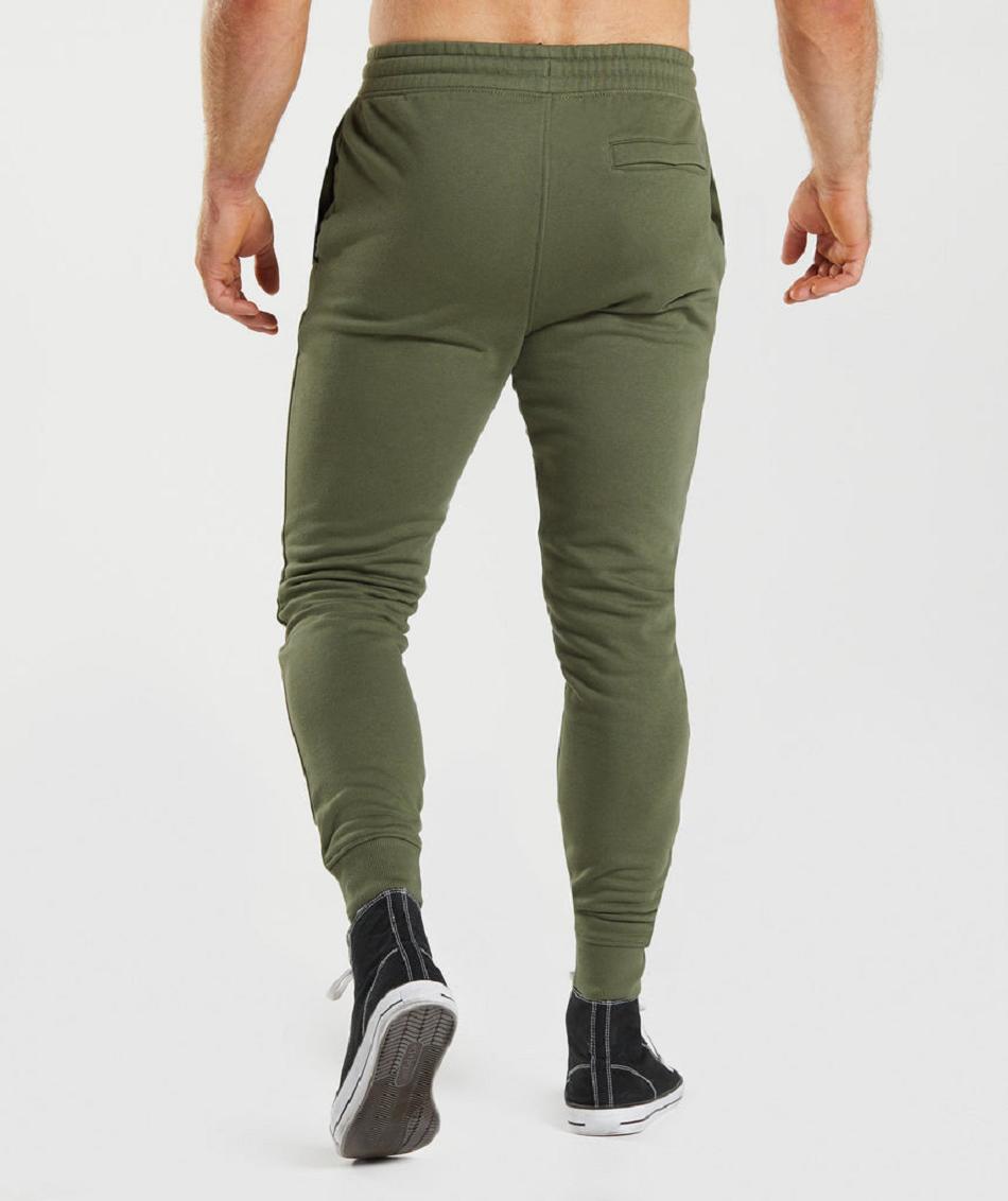 Pantalones Jogger Gymshark Crest Hombre Verde Oliva | MX_3736DFM