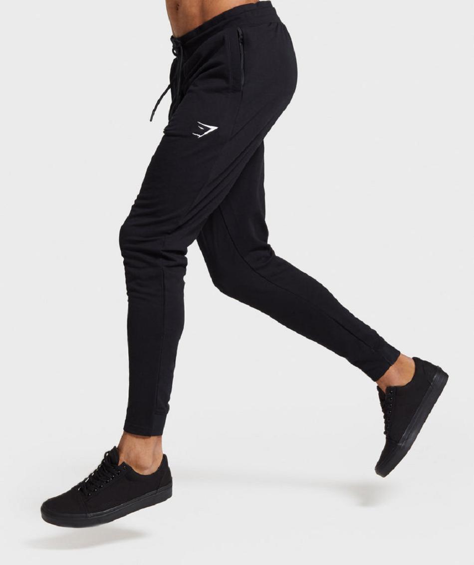 Pantalones Jogger Gymshark Critical Zip Hombre Negros | MX_2981FDN