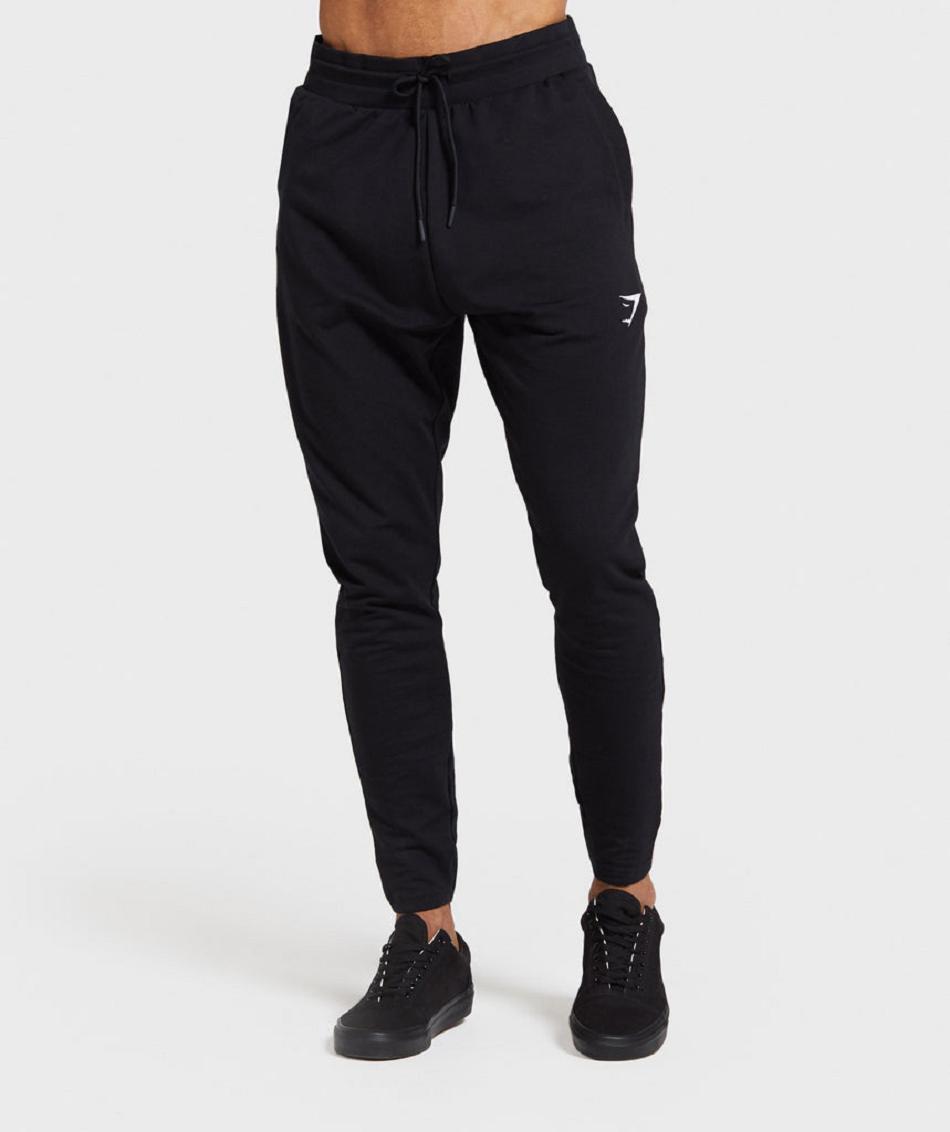 Pantalones Jogger Gymshark Critical Zip Hombre Negros | MX_2981FDN