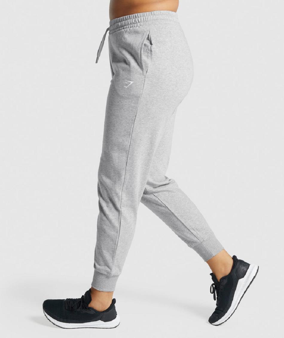 Pantalones Jogger Gymshark Entrenamiento Mujer Grises Claro | MX_4862JPQ