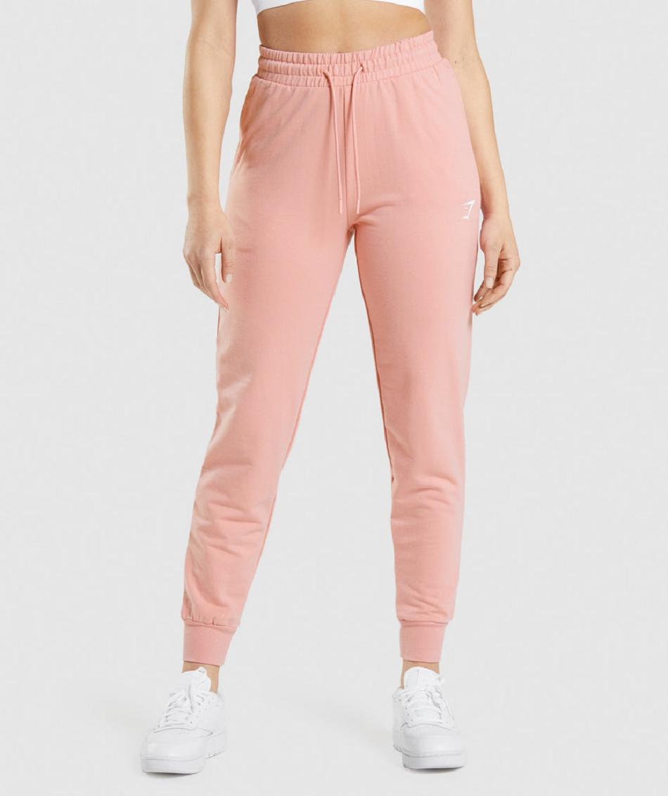 Pantalones Jogger Gymshark Entrenamiento Mujer Rosas | MX_4865ZUT