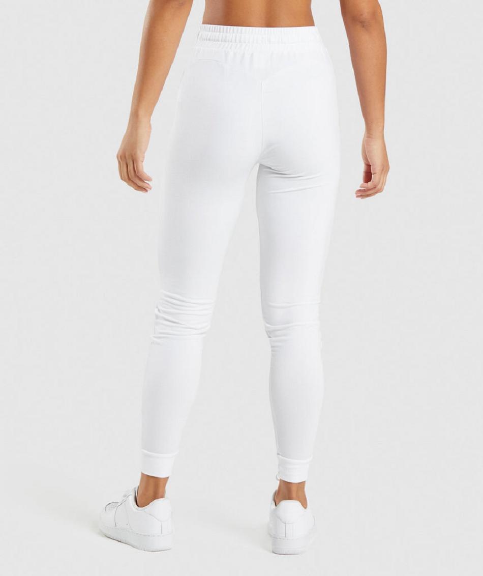 Pantalones Jogger Gymshark Entrenamiento Pippa Mujer Blancos | MX_4866XYU