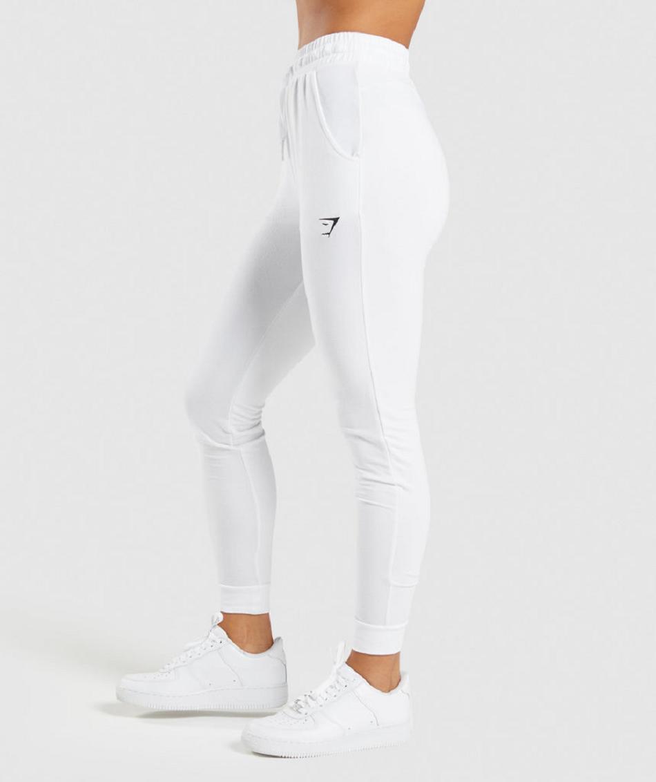 Pantalones Jogger Gymshark Entrenamiento Pippa Mujer Blancos | MX_4866XYU