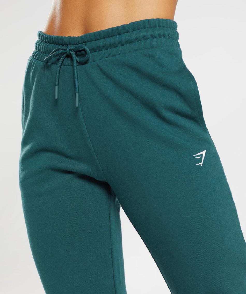 Pantalones Jogger Gymshark Entrenamiento Mujer Turquesa | MX_4880JPQ