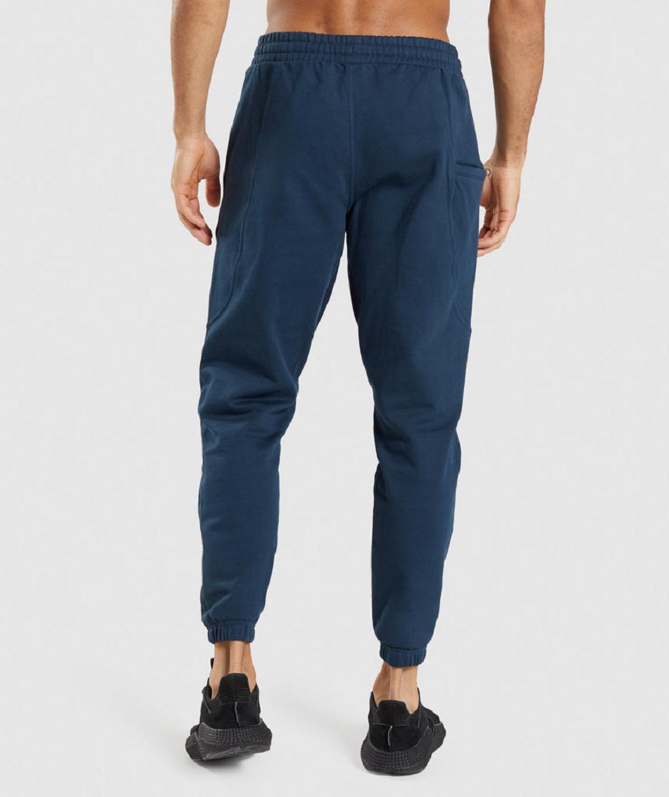 Pantalones Jogger Gymshark Essential Hombre Azul Marino | MX_3706WNB