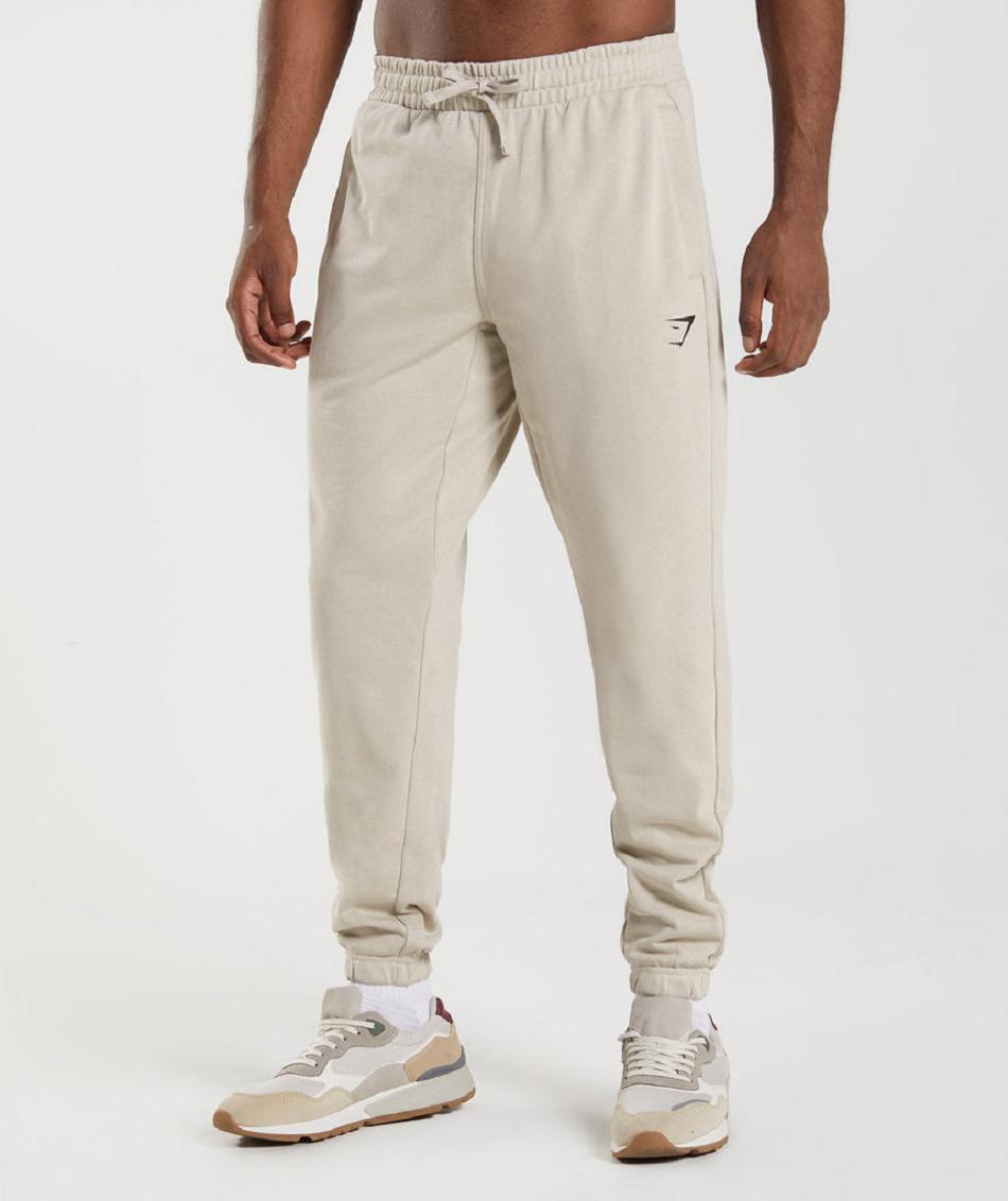 Pantalones Jogger Gymshark Essential Oversized Hombre Grises | MX_3734AHK