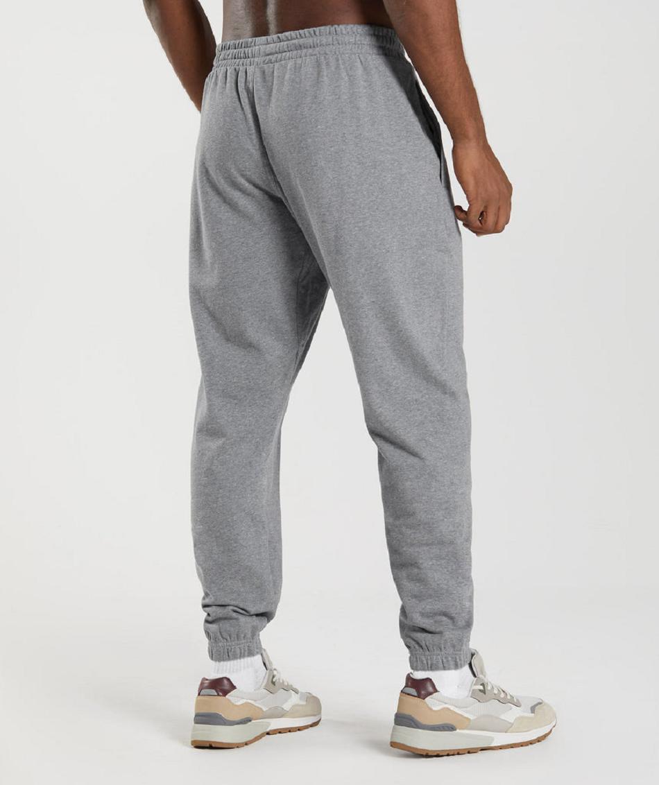 Pantalones Jogger Gymshark Essential Oversized Hombre Grises | MX_3735SGL