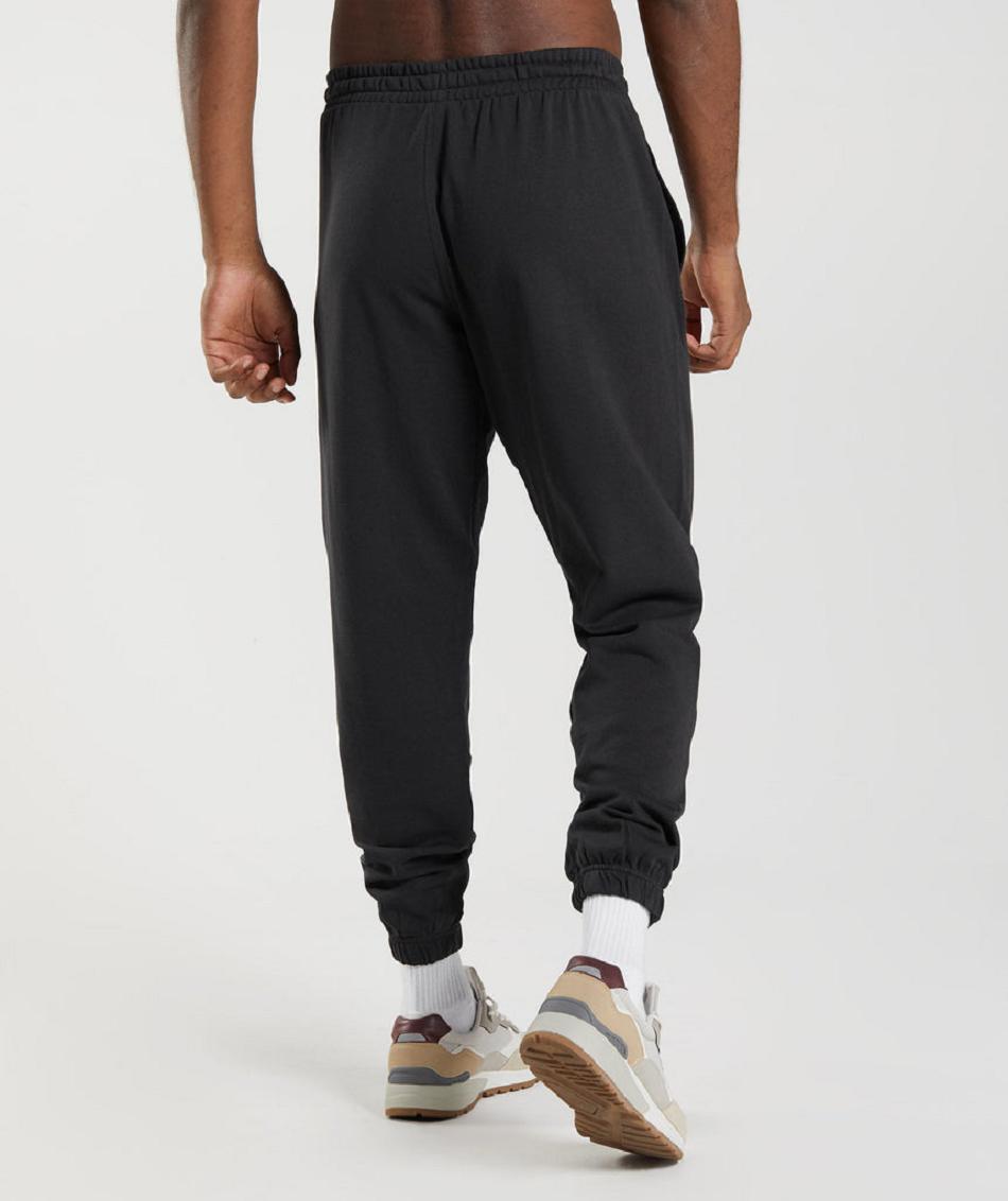 Pantalones Jogger Gymshark Essential Oversized Hombre Negros | MX_3738GSO