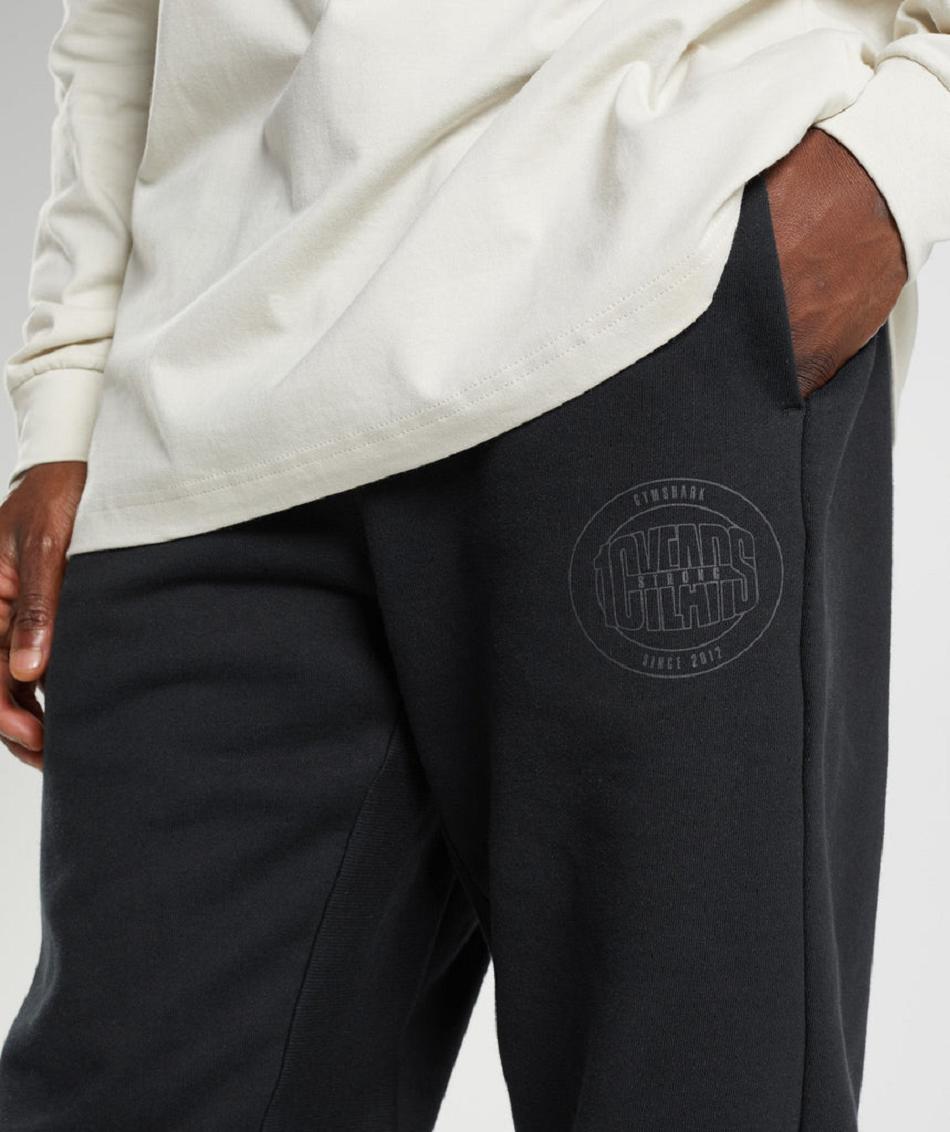 Pantalones Jogger Gymshark Gs10 Year Hombre Negros | MX_3713OKI