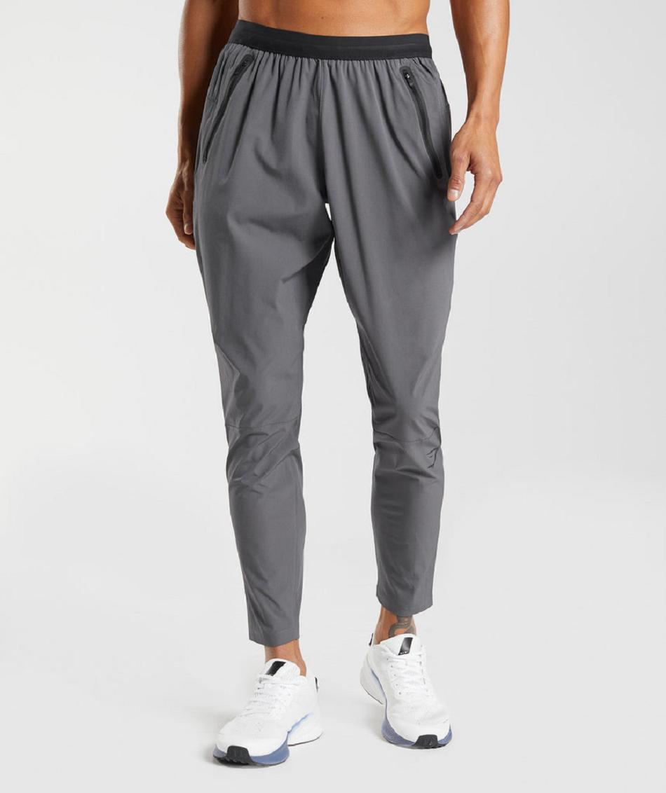 Pantalones Jogger Gymshark Híbrido Woven Hombre Grises | MX_3717SGL