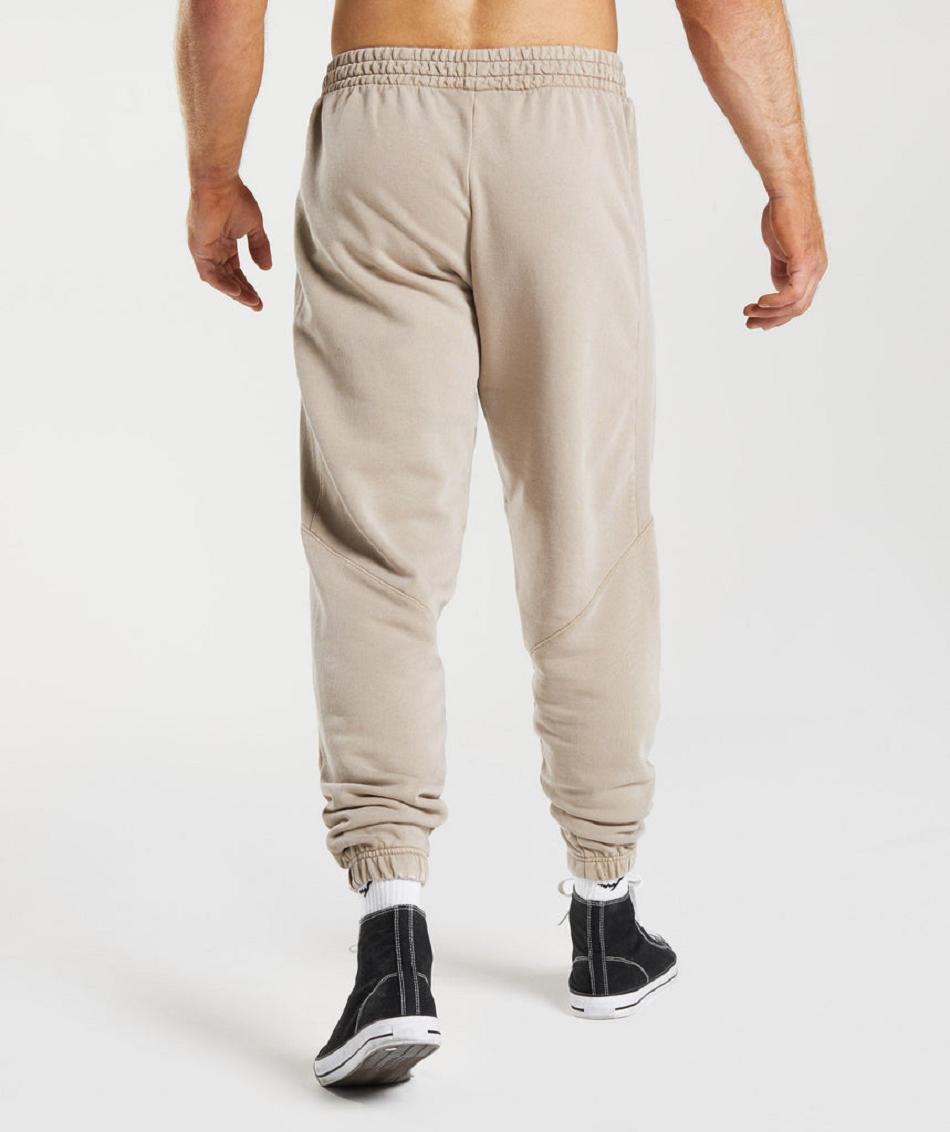 Pantalones Jogger Gymshark Power Washed Hombre Marrom | MX_3742SGL