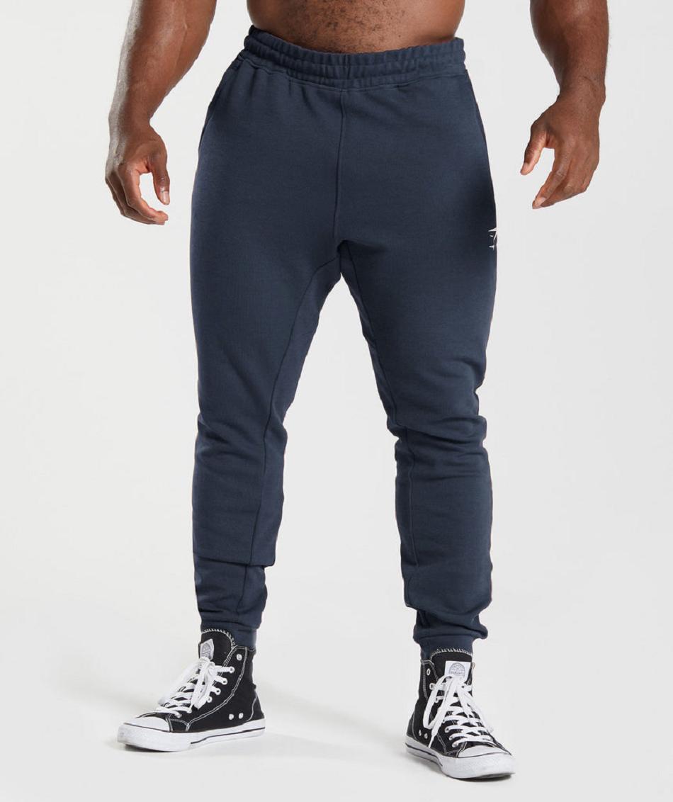 Pantalones Jogger Gymshark React Hombre Azul Marino | MX_3680QMA