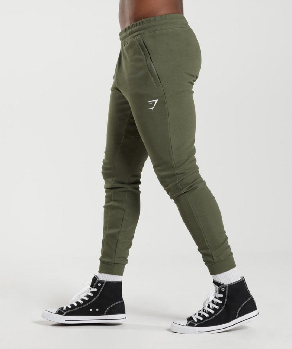 Pantalones Jogger Gymshark React Hombre Verde Oliva | MX_3684DFM