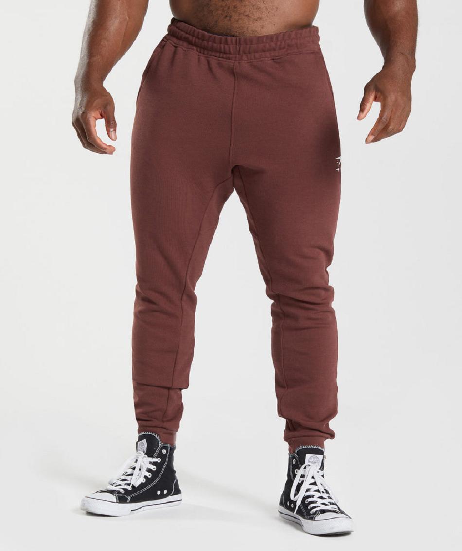 Pantalones Jogger Gymshark React Hombre Rosas Marrom | MX_3689AHK