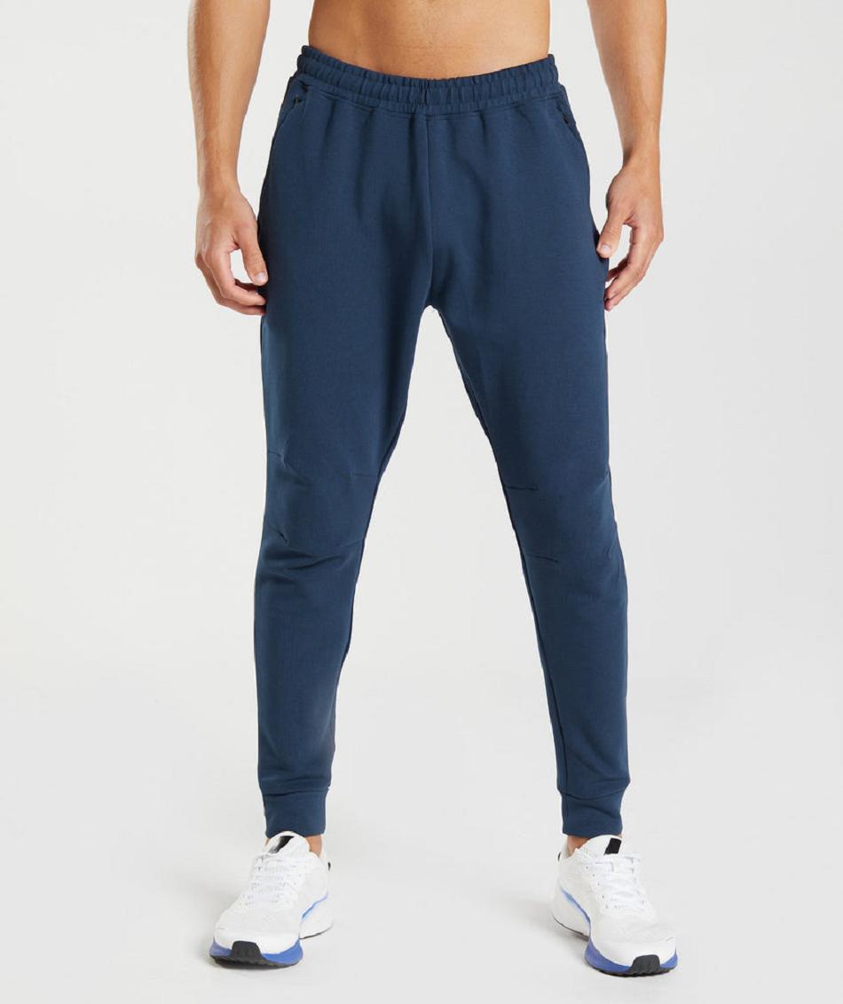 Pantalones Jogger Gymshark Rest Day Knit Hombre Azul Marino | MX_3721HAP