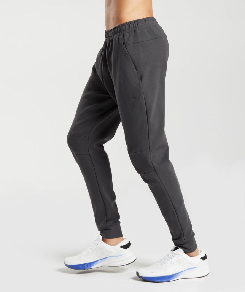 Pantalones Jogger Gymshark Rest Day Knit Hombre Negros Grises | MX_3722JPQ