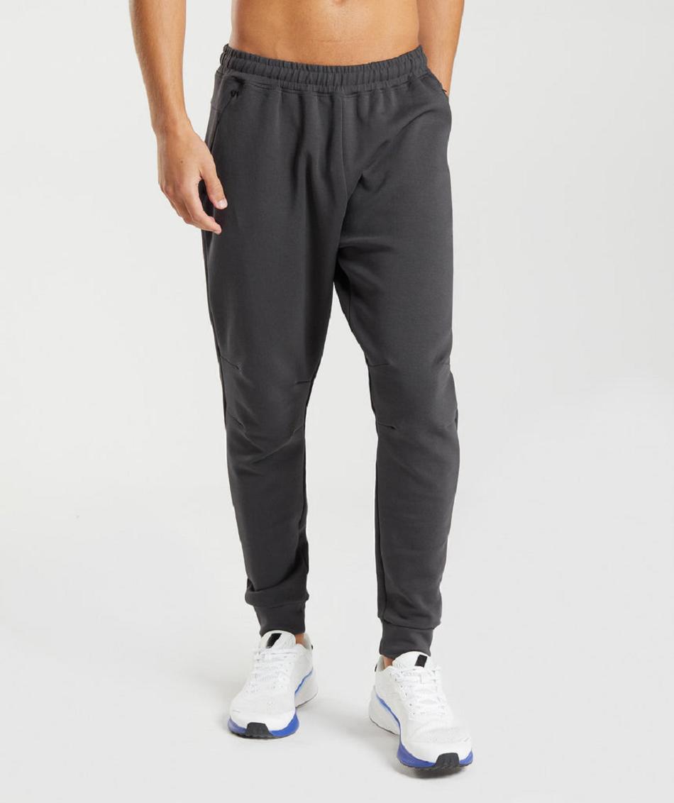 Pantalones Jogger Gymshark Rest Day Knit Hombre Negros Grises | MX_3722JPQ