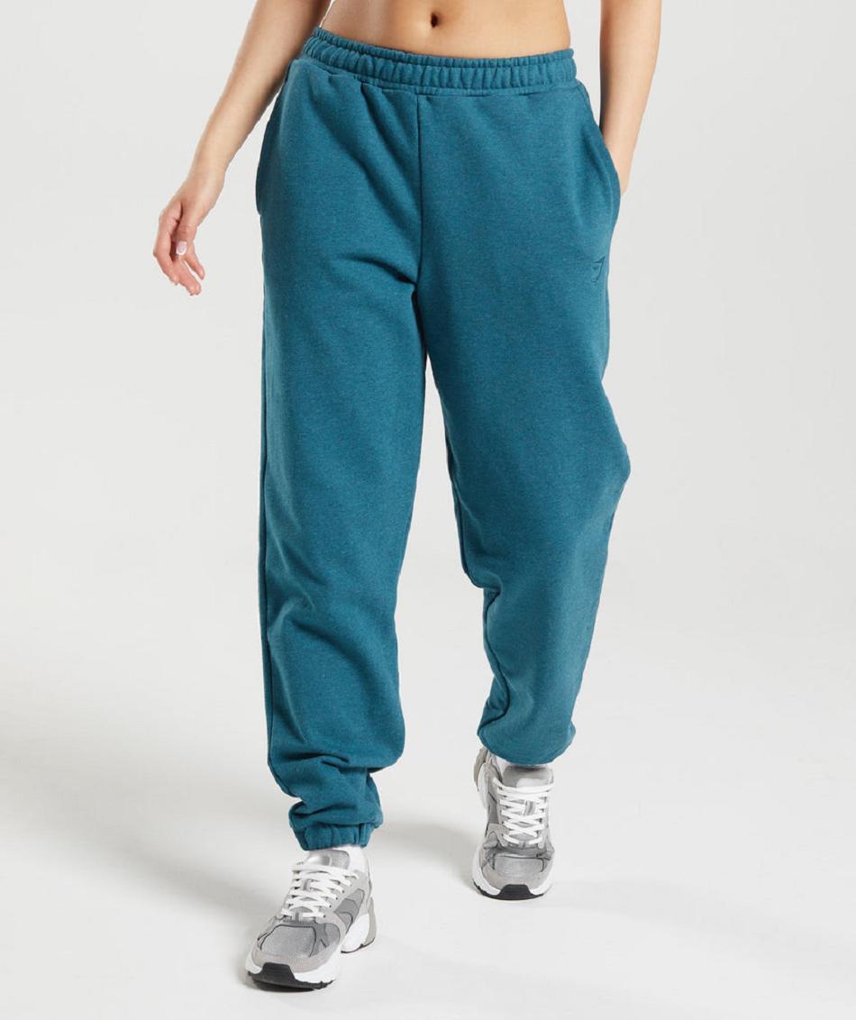 Pantalones Jogger Gymshark Rest Day Sweats Mujer Grises Azules | MX_4868VRW