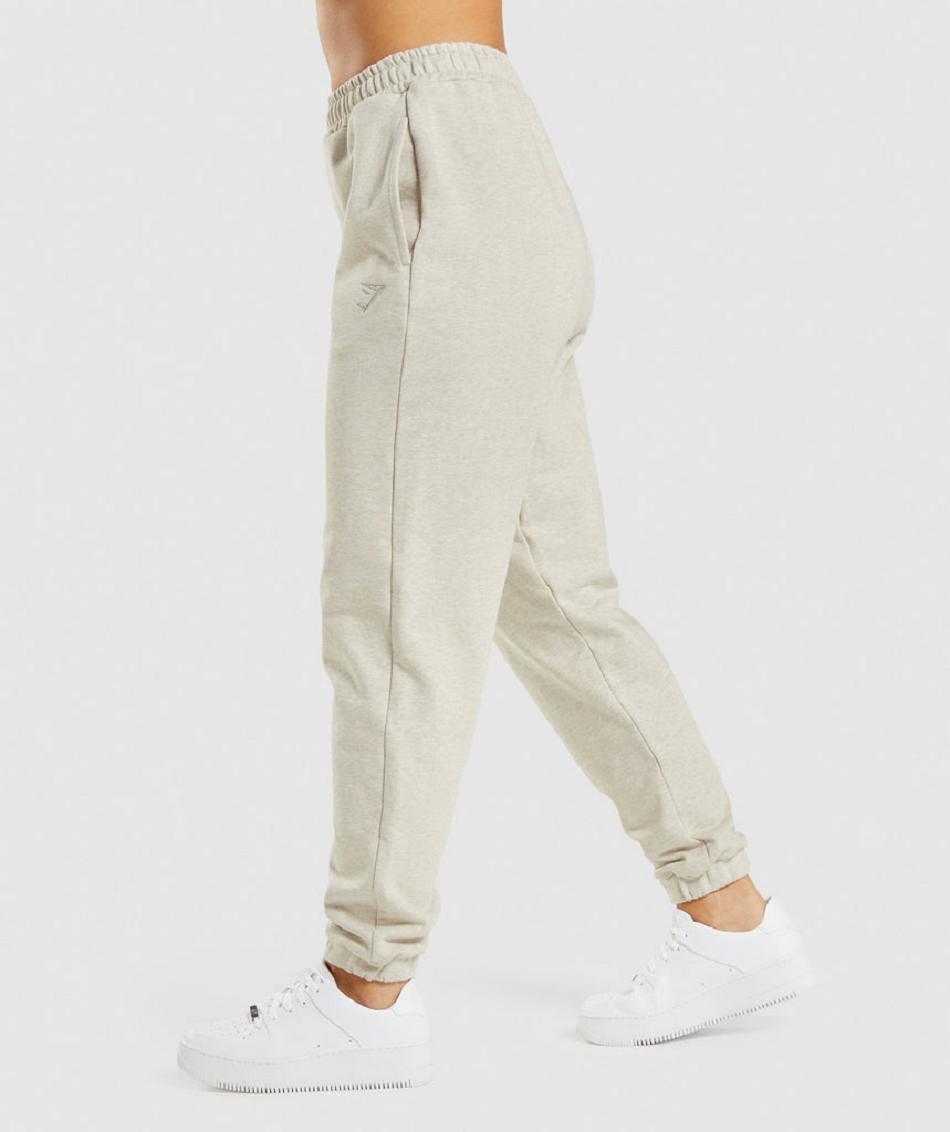 Pantalones Jogger Gymshark Rest Day Sweats Mujer Beige | MX_4874AHK