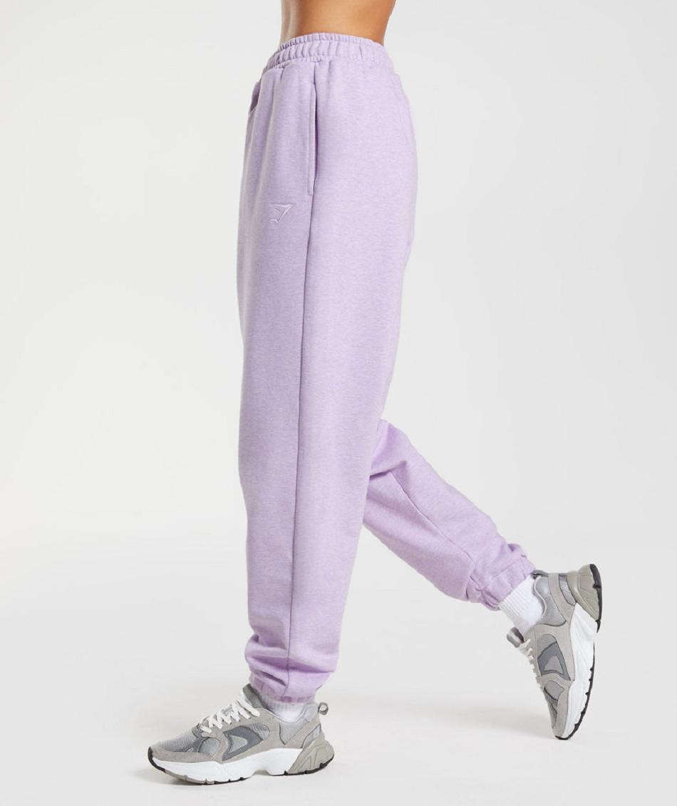 Pantalones Jogger Gymshark Rest Day Sweats Mujer Morados | MX_4886HAP