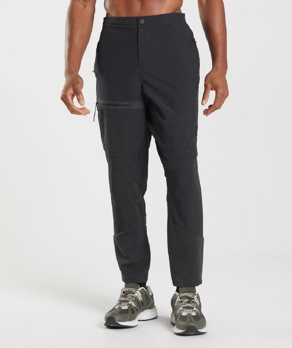 Pantalones Jogger Gymshark Retake Woven Hombre Negros | MX_3709TCE