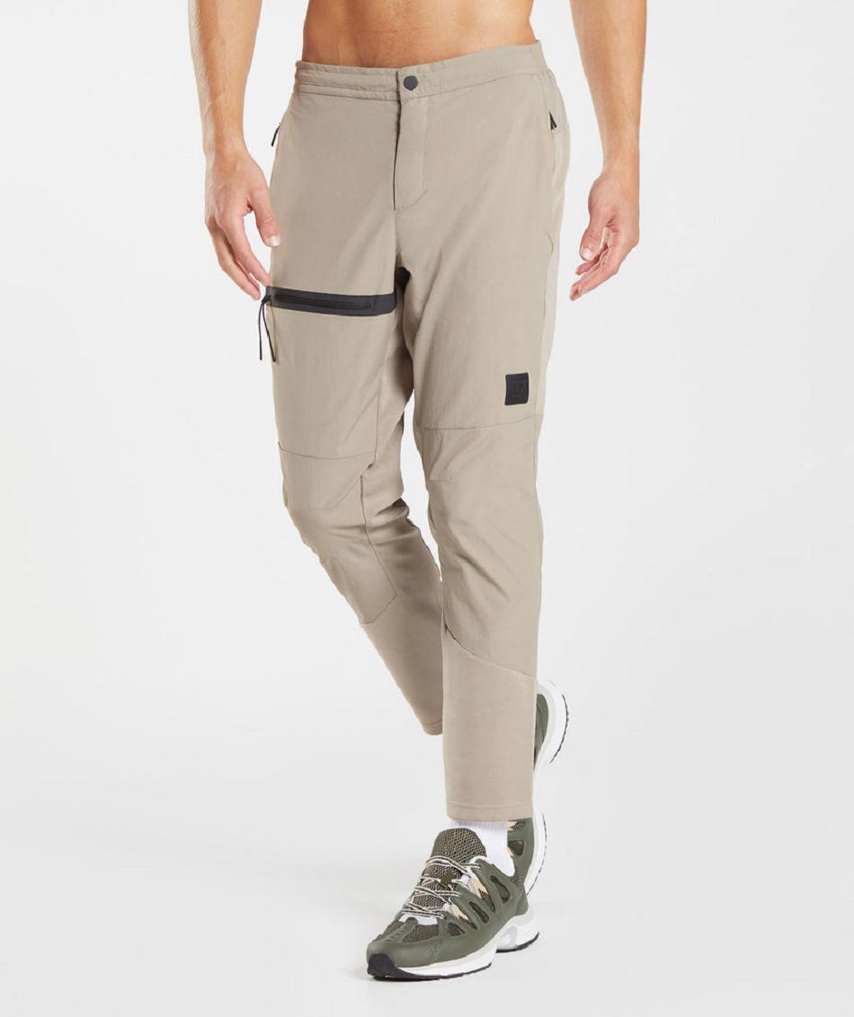 Pantalones Jogger Gymshark Retake Woven Hombre Marrom | MX_3711UZG