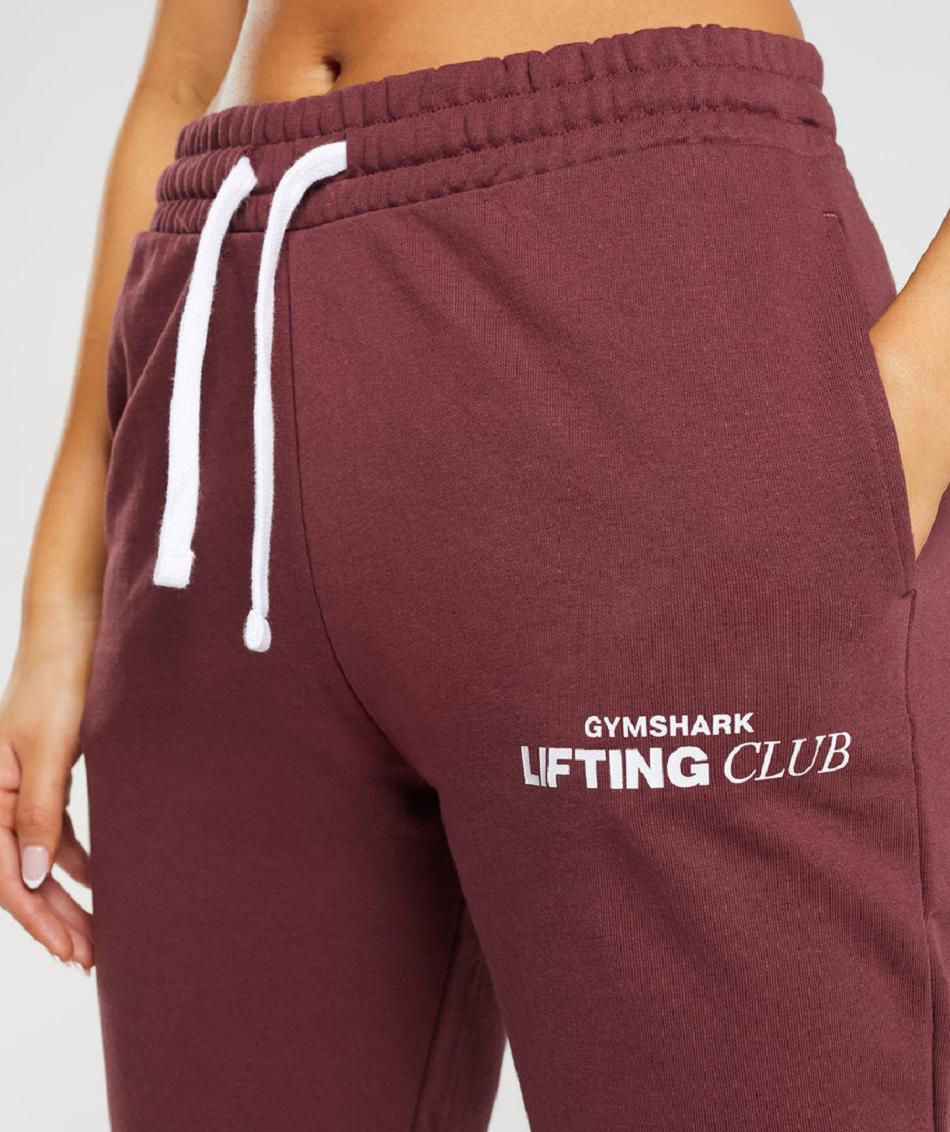 Pantalones Jogger Gymshark Social Club Mujer Rosas Marrom | MX_4883DFM