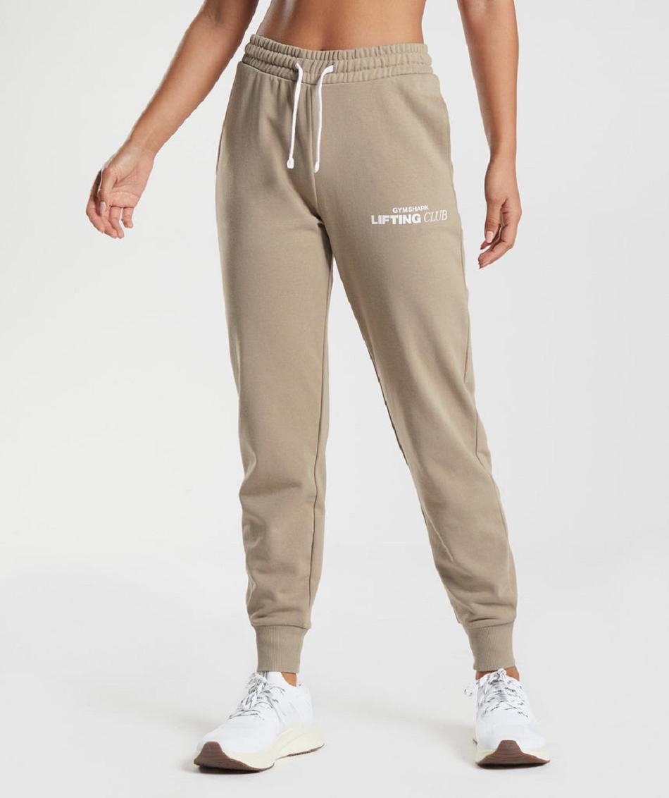 Pantalones Jogger Gymshark Social Club Mujer Marrom | MX_4887JPQ