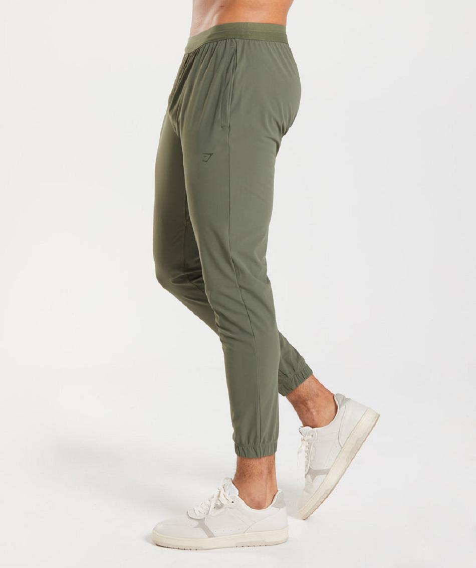 Pantalones Jogger Gymshark Studio Hombre Verde Oliva | MX_3719FDN